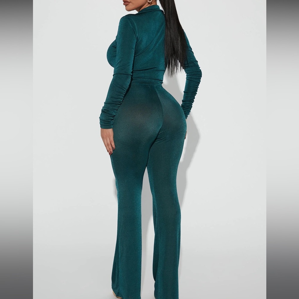 Hunter green fashionnova set